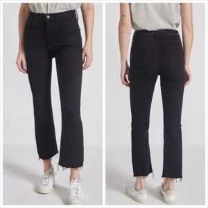 CURRENT/ELLIOT Corduroy Kick Jean Black 29